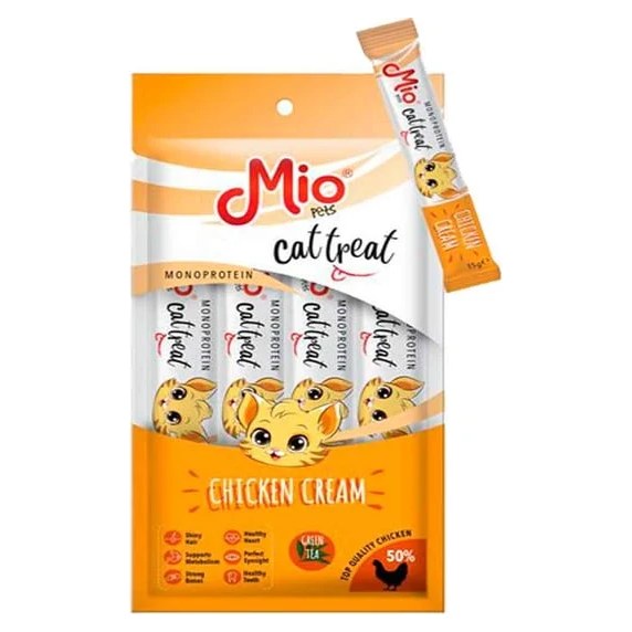 Mio cat treat chicken creme
