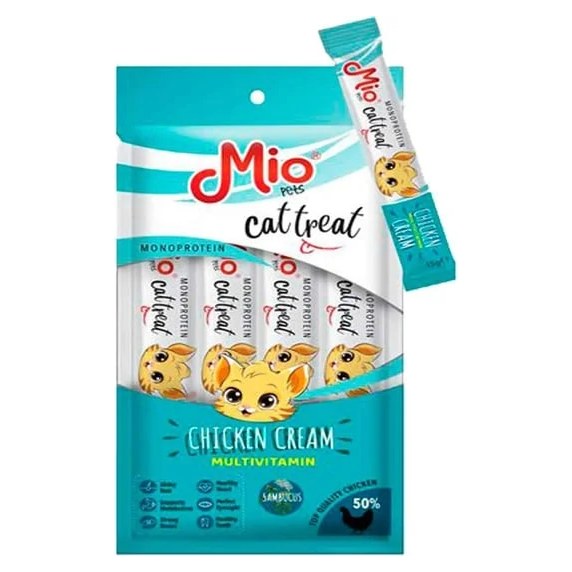 Mio cat treat chicken multivitamine creme