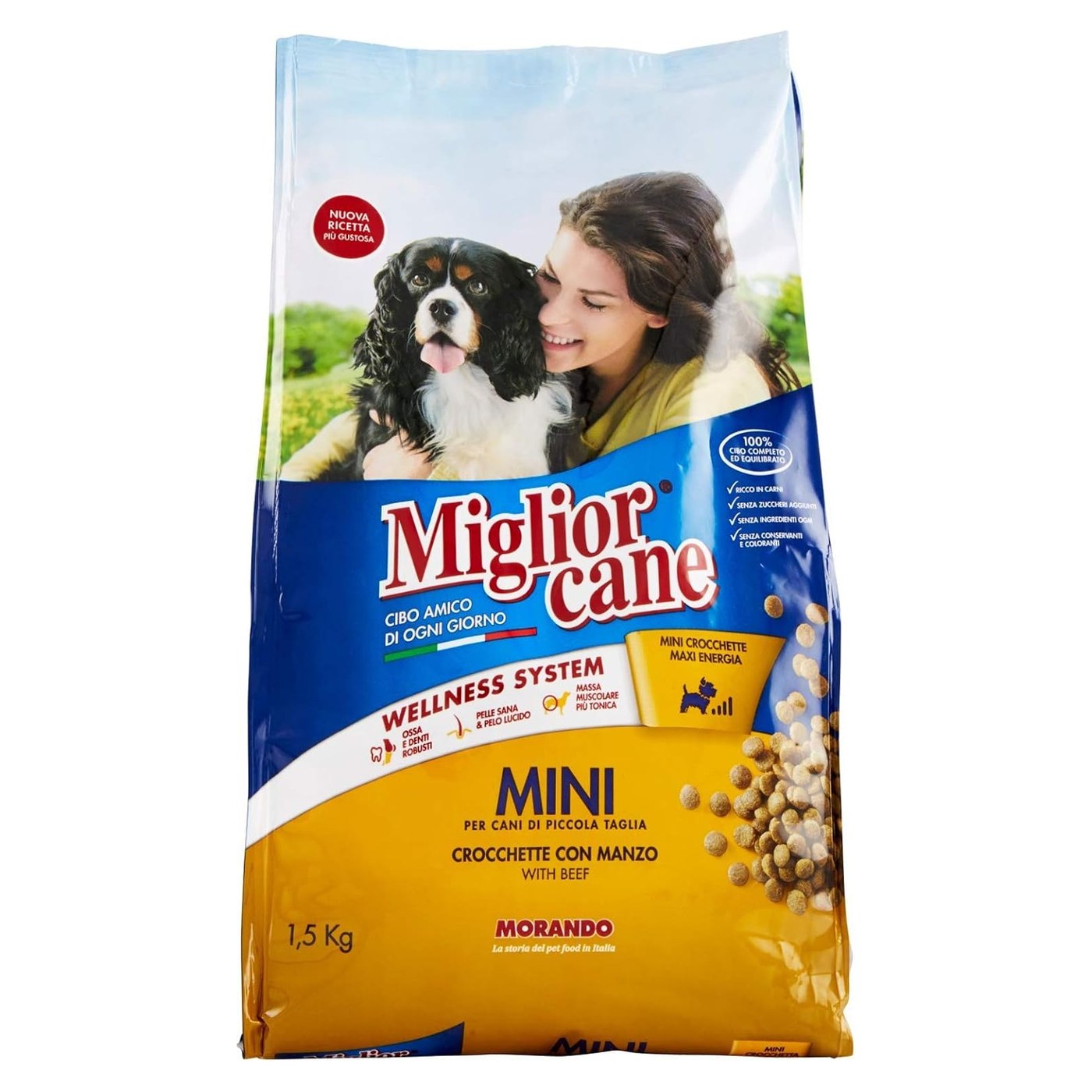 Miglior cane mini dry food beef — Morando croquette chien