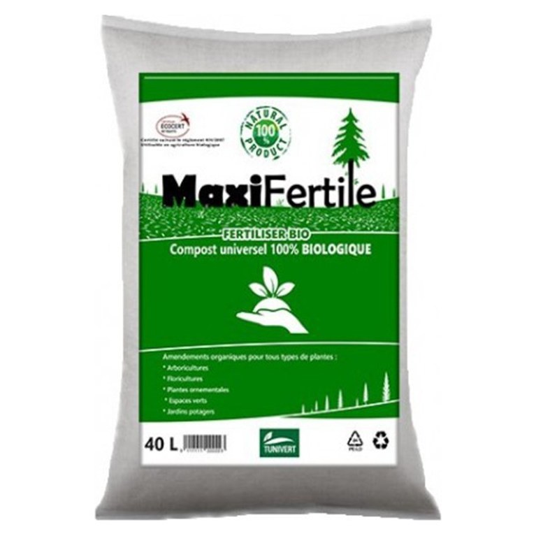 Maxifertile + بيرلايت 10L — Tunivert